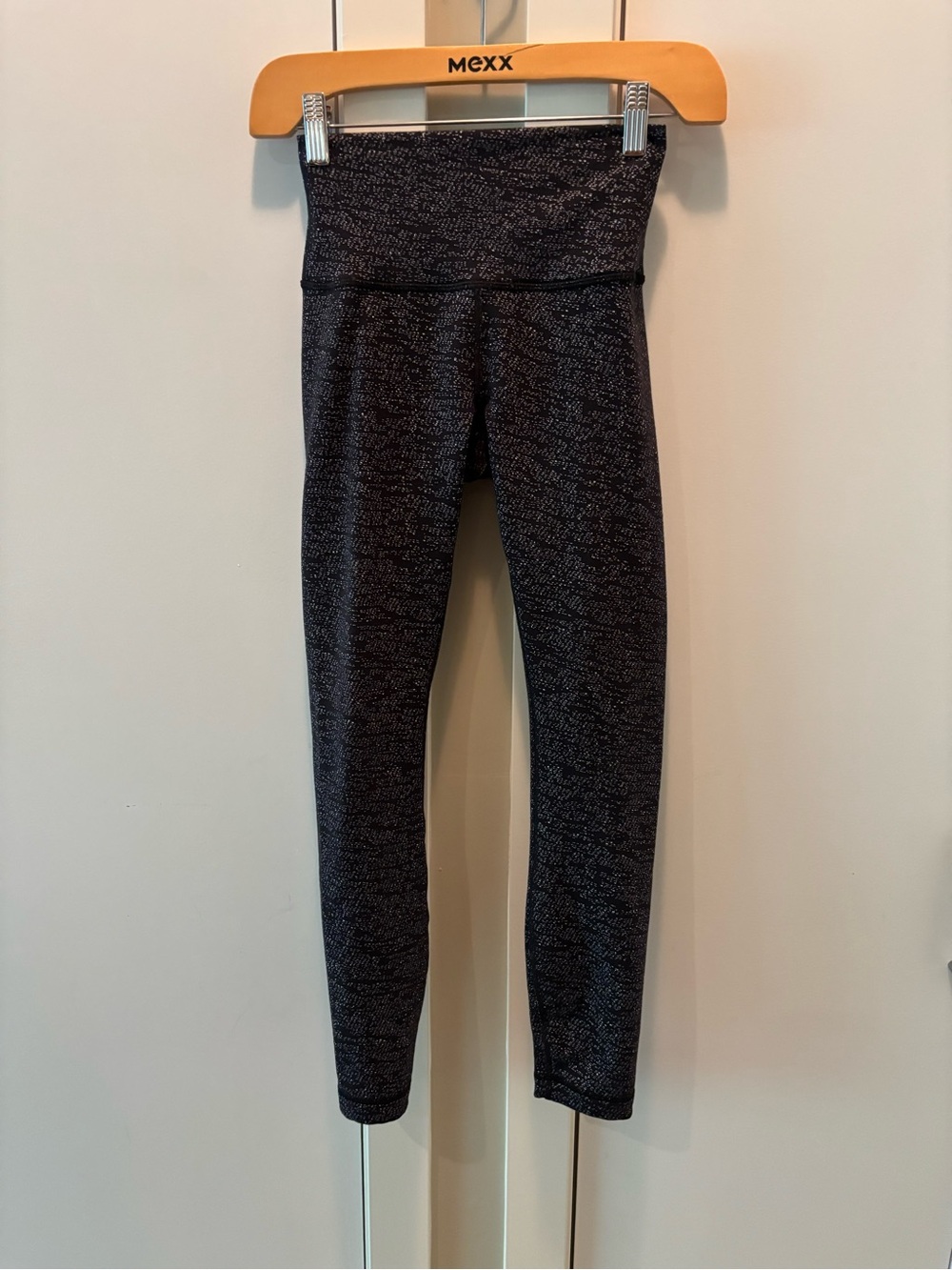 lululemon athletica Black Heather High-Rise Leggings